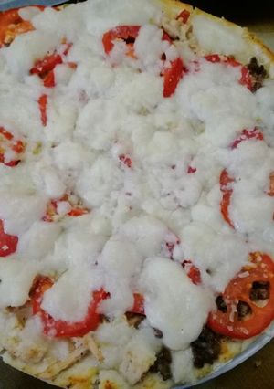 صورة لوصفة احلي بيتزا 🍕 ده ولا ايه يارب تعجبكم