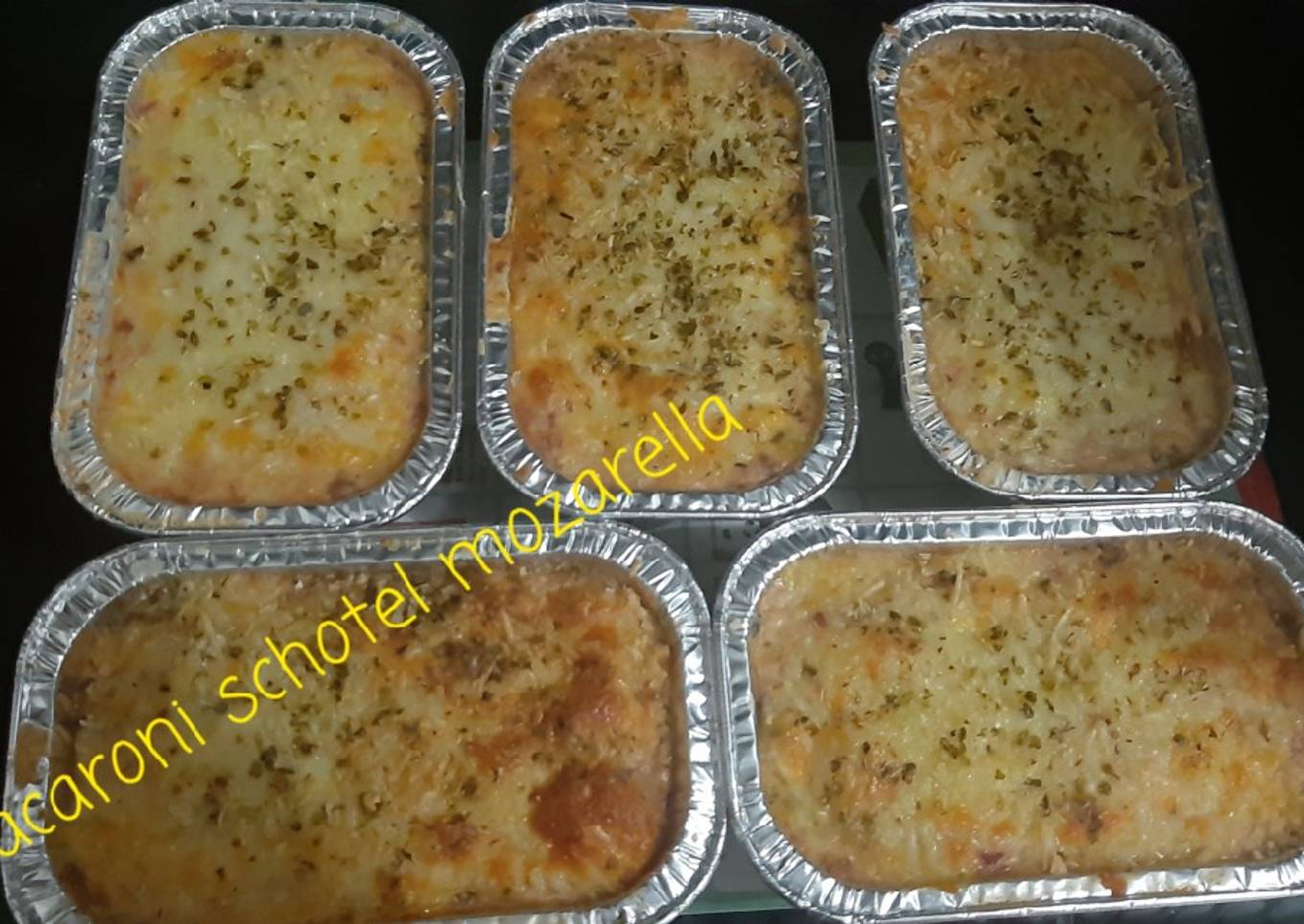 Macaroni schotel mozarella
