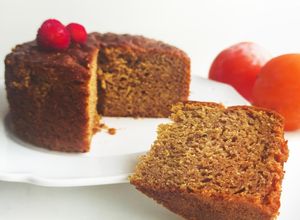 Foto de Bolo de medronho e dióspiro