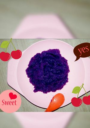Foto resep MP ASI baby alena 7m+ pure ubi