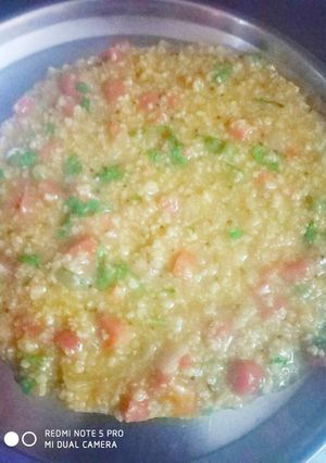 A picture of Vegetables oats.