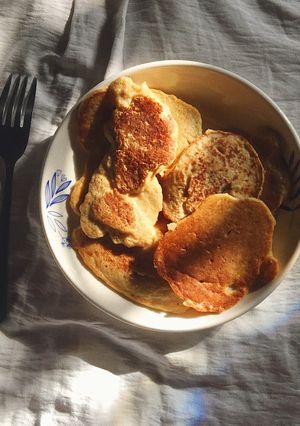 Hình của món Pancake yến mạch.
