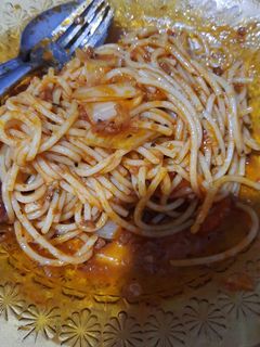 Foto resep Spaghetti bolognese instant