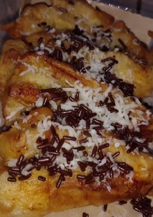 Foto resep Pisang goreng kipas collat keju