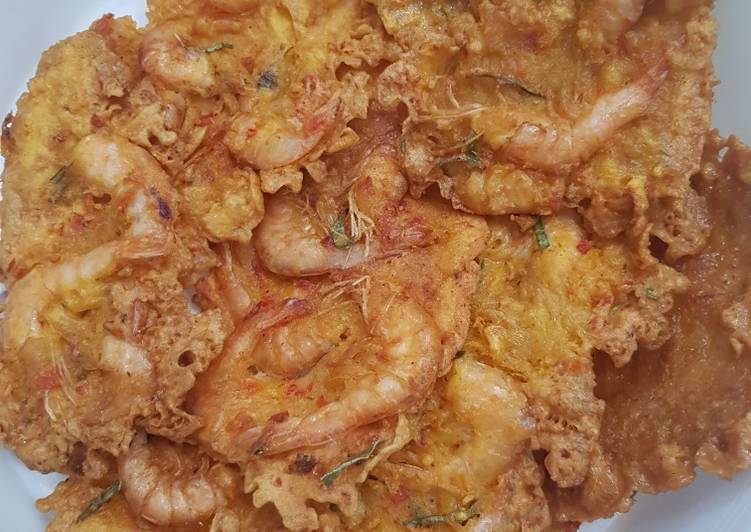 makanan Peyek udang Anti Gagal