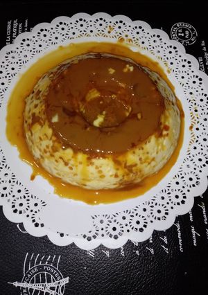 Una foto de Flancito casero...rico postre🍮😃