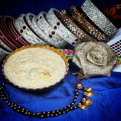 Rice rabri kheer A picture of Rice rabri kheer.