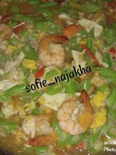 Foto resep Tumis buncis udang