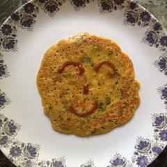 A picture of Besan (gramflour) dosa.
