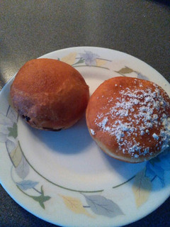 Una foto de Donuts relleno con nocilla