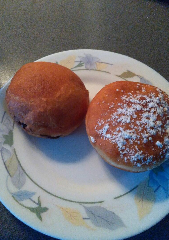 Una foto de Donuts relleno con nocilla