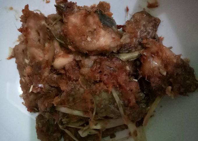 Resep Ayam bumbu rujak Anti Gagal