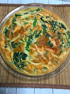 Una foto de Soufflé de espinacas