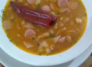Una foto de Frijoles charros
