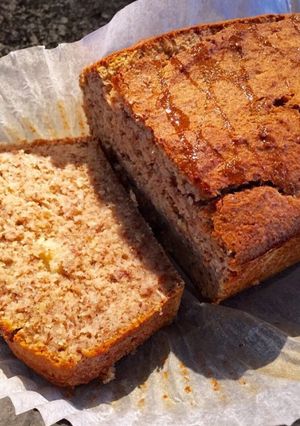 A picture of Banana bread (Healthy GF version).