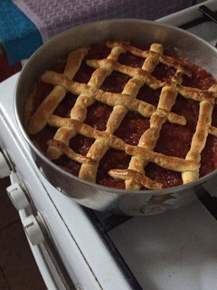 Una foto de Pastafrola de membrillo