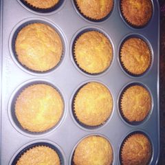 A picture of Vanilla eggless cupcakes! #Baking contest.