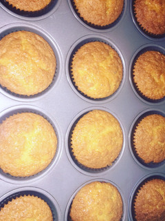 A picture of Vanilla eggless cupcakes! #Baking contest.