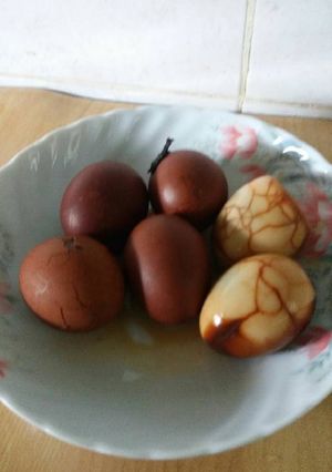 Foto resep Telur rebus teh