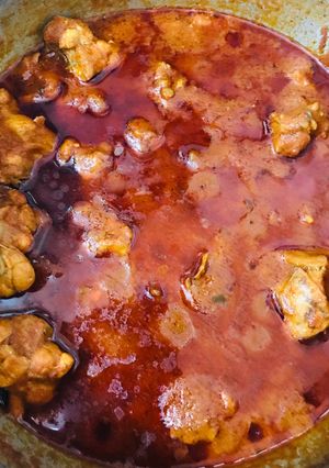 A picture of Chicken masala.