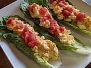 A picture of lettuce egg salad