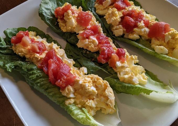 ChefMasterDad's Deviled Egg Salad Boats