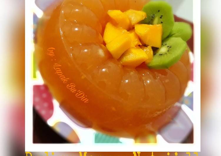 Puding Manggo Nutrijell #SeninSemangat #cookpadcomunity