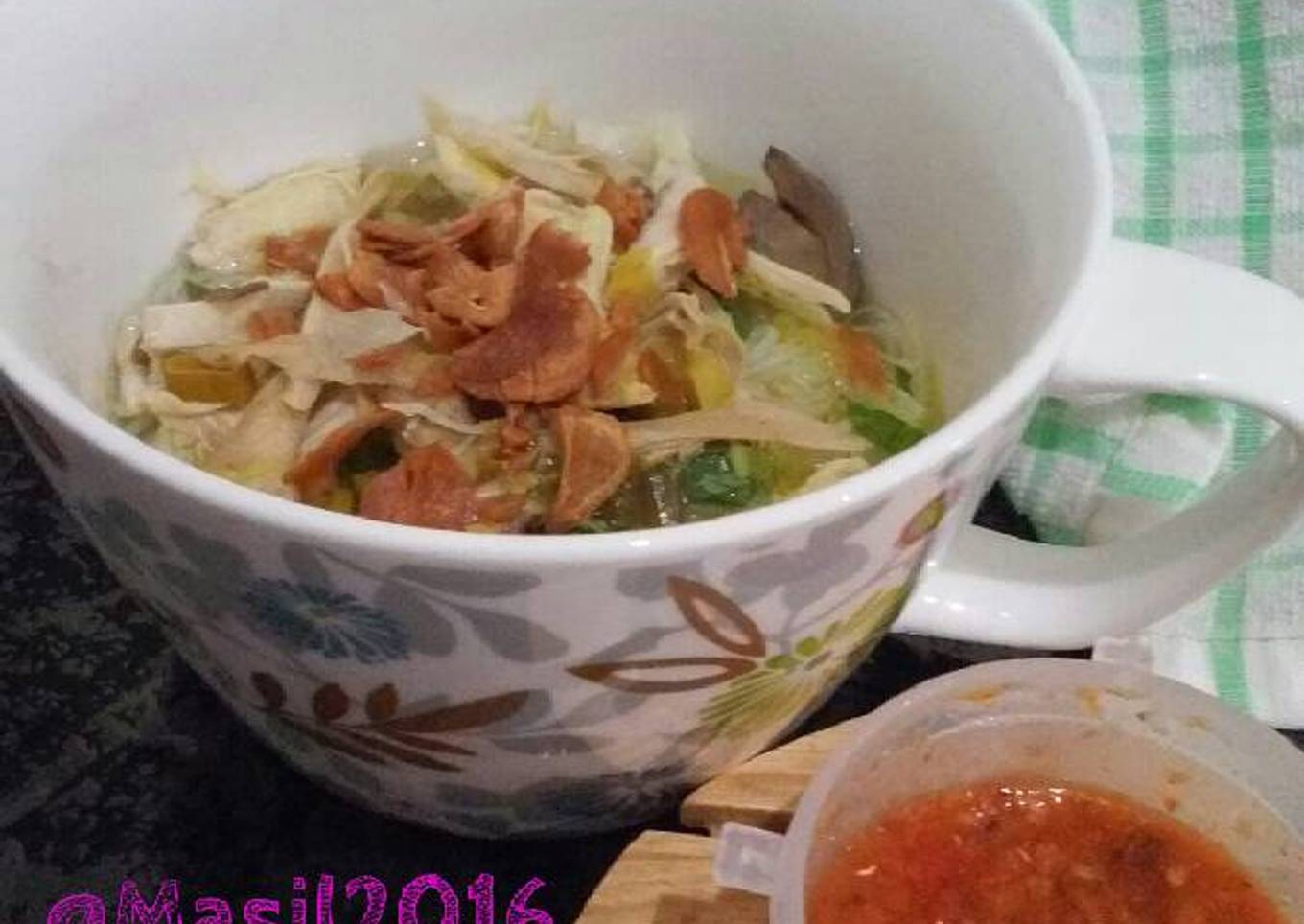 Soto "Cangkir" Ayam Kampung