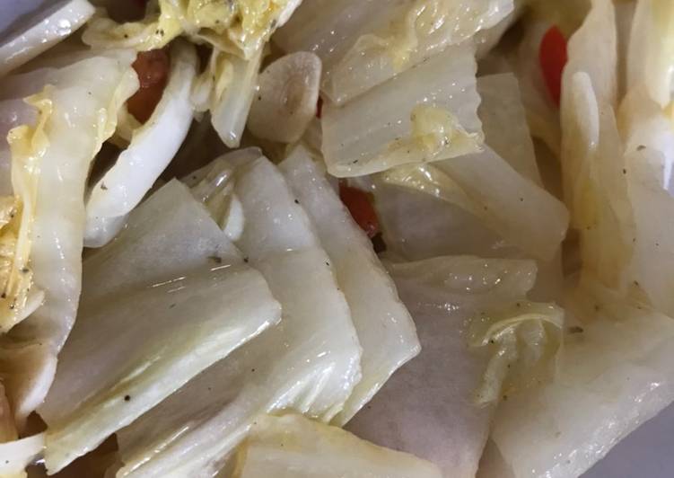 Tumis Sawi Putih ala Mommy Qianna