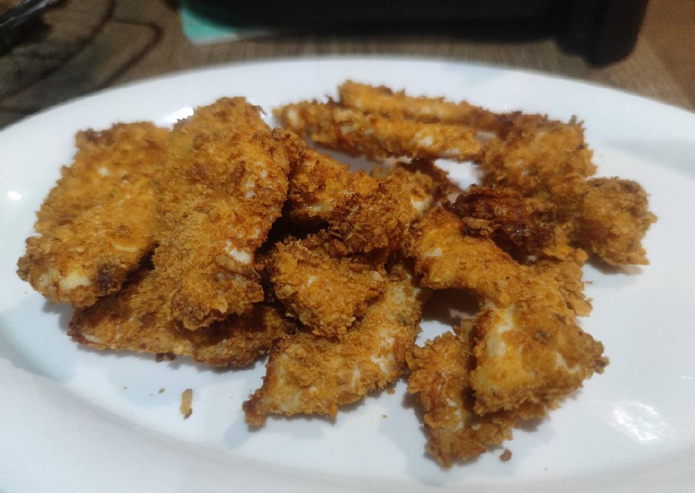 Fingers de pollo en Freidora de aire
