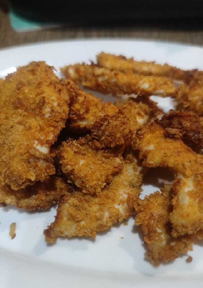 Una foto de Fingers de pollo en Freidora de aire
