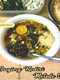 154. Soto Daging Kediri Irit Gas, (Metode 5-30-7)