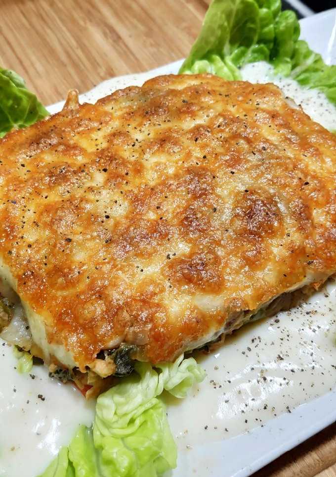 Una foto de Moussaka de Atún con Verduras