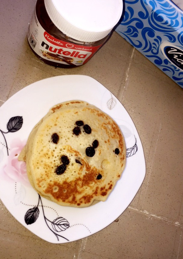Fruit pancake ainihin hoton girkin