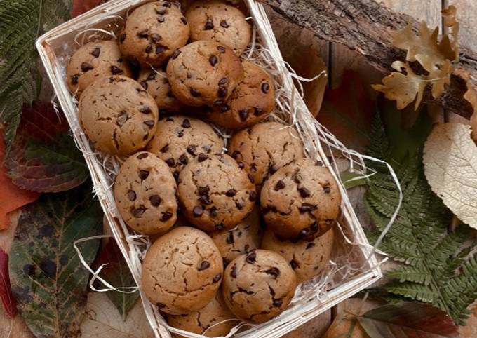 Cookies alla zucca con cannella e cioccolato