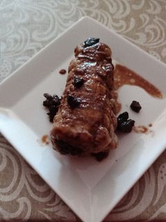 Una foto de Solomillo de cerdo asado con ciruela