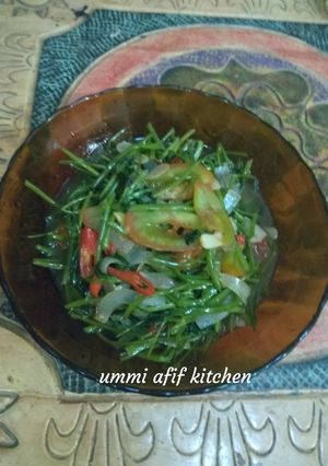 Foto resep Tumis kangkung terasi