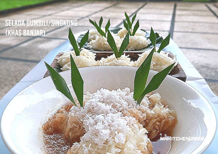 Langkah Mudah untuk Menyiapkan Selada Gumbili/Singkong (khas Banjar), Enak Banget