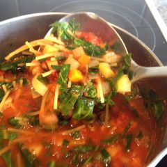 A picture of Minestrone Soup.