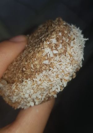 Una foto de Alfajorcitos FIT de Avena coco y banana