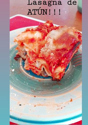 Una foto de Lasagna de Atún