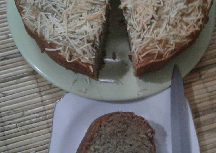Bolu Pisang simpel,tekstur Sponge Cake