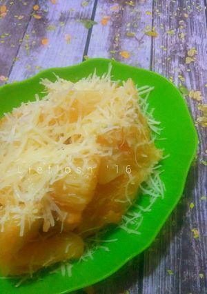 Foto resep Singkong goreng keju susu