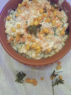 A picture of Boondi raita.