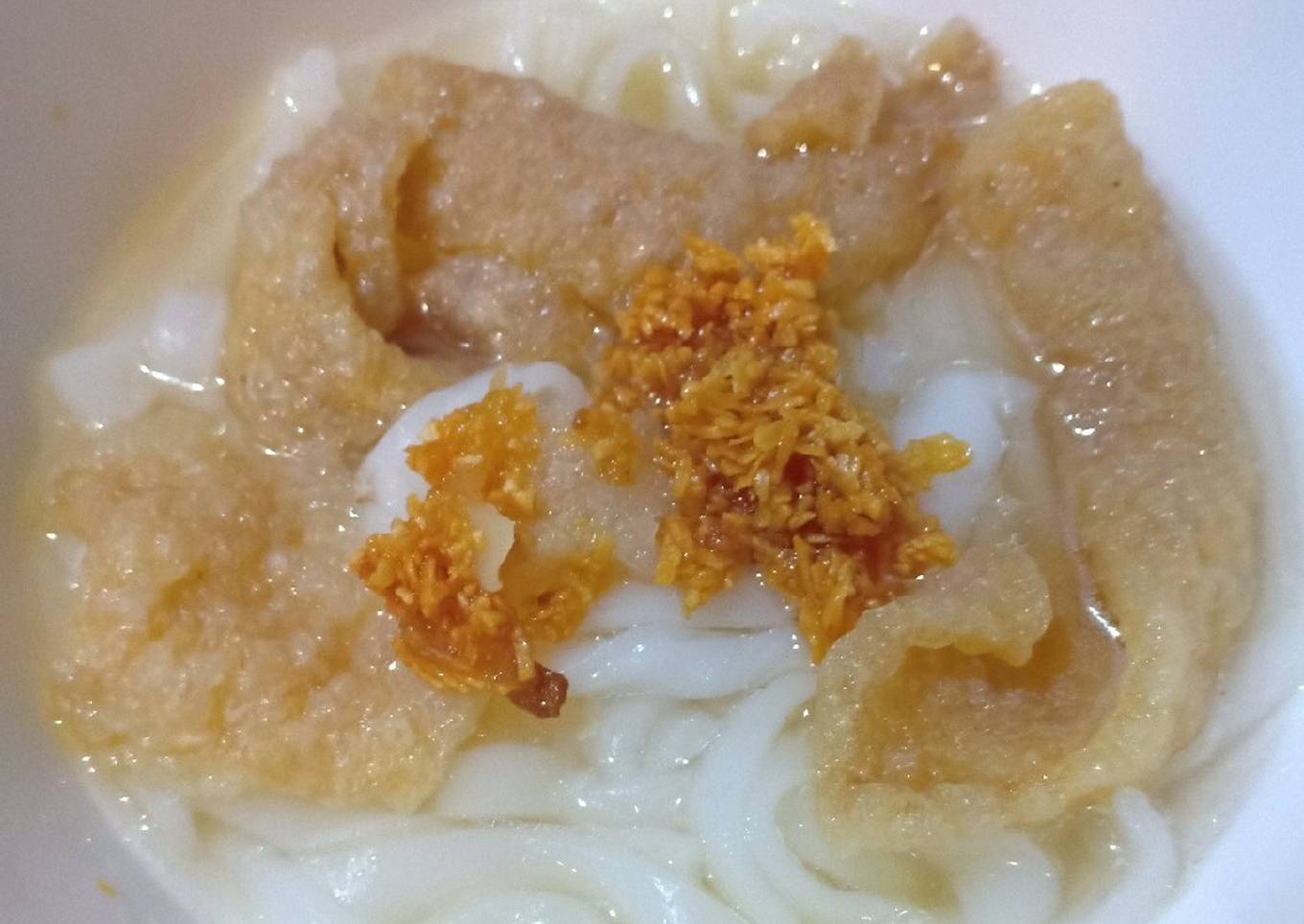 (Seri Masakan Khas) Sup tepung beras (kuecap/ kwetiau kuah)
