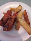 Spicy fried pork chops