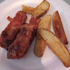 Spicy fried pork chops A picture of Spicy fried pork chops.