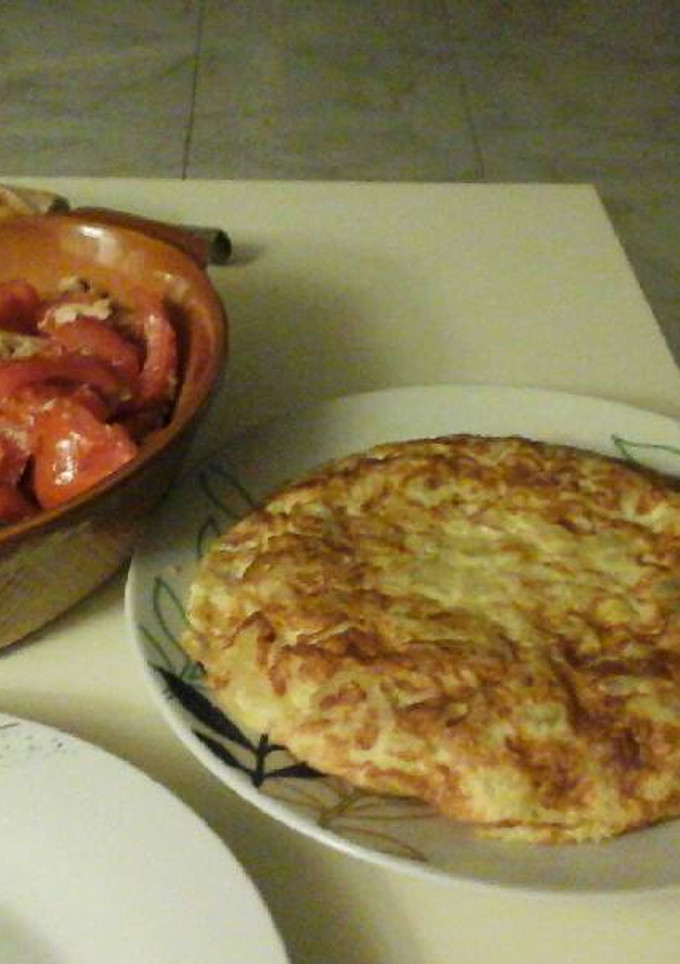 Una foto de Tortilla de patatas hecha en el microondas