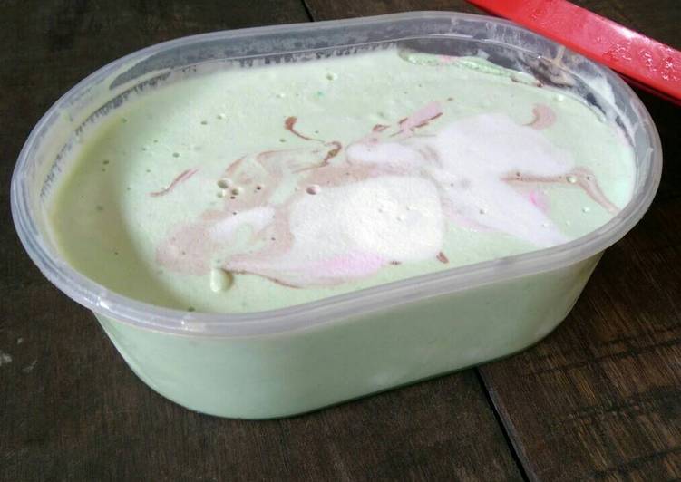 Bagaimana Membuat Es krim lembut murah anti gagal 😋😋😋, Sempurna