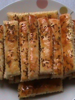 Sós rudacskák köménymaggal recept fotója
